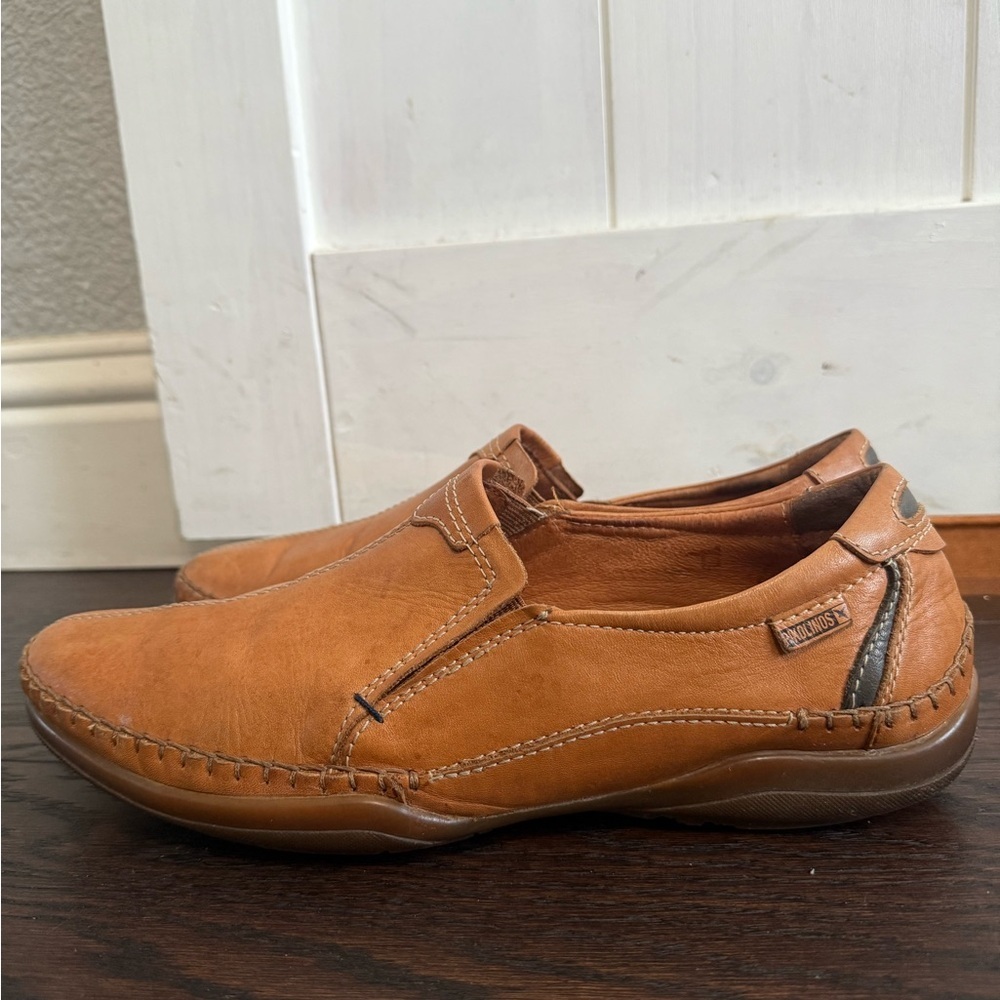 Pikolinos San Telmo Brown Leather Loafers Size 42 View 4